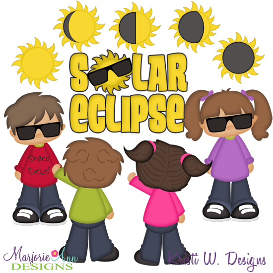 Solar Eclipse SVG Cutting Files Includes Clipart - Click Image to Close